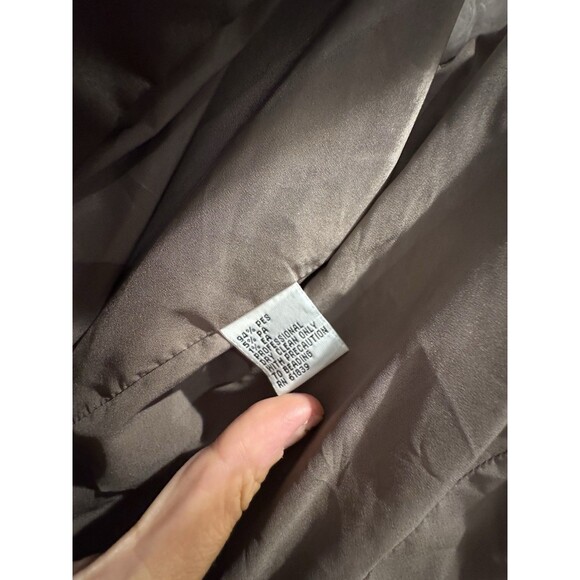 Teri Jon By Rickie Freeman Size 8 Bronze Taupe Evening Gown Mermaid Designer - Picture 10 of 14